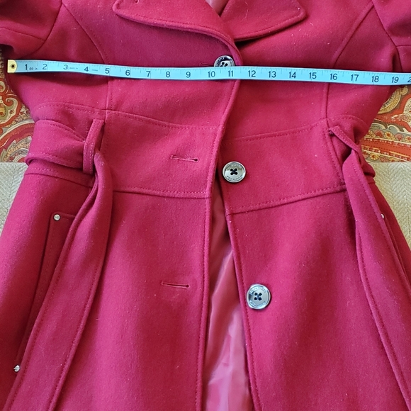 Kenneth Cole Red Coat - Picture 7 of 9